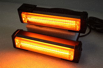 Стробоскопы жёлтые 2 шт + блок , стиль 1