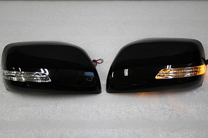 Тюнинг для Корпуса зеркал Land Cruiser 200 дизайн 2013 +, черные