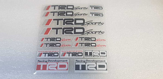 Наклейка TRD ( стикер ) версия 2