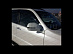 Корпуса зеркал Prado 120 / GX 470 / Surf 215 дизайн Мерседес стиль 1, белый перламутр 