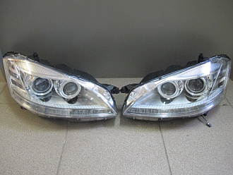 Фары Mercedes S-class W221 рестайлинговые 63 AMG
