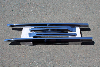 Молдинги дверей Prado 150 стиль 2018