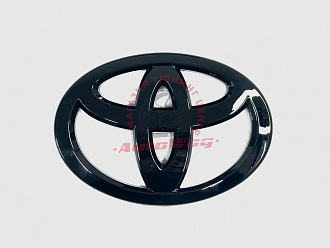 Эмблема Toyota , чёрная на багажник 