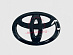 Эмблема Toyota , чёрная на багажник 