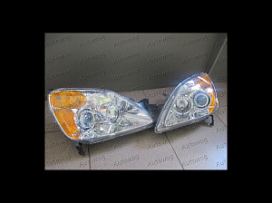Тюнинг для Фары CR-V RD5 2004 - 2006 хром, линзы, Depo