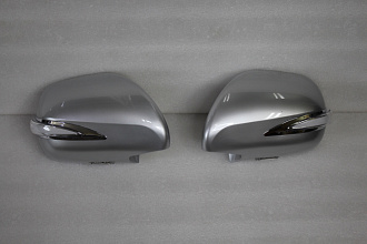 Корпуса зеркал - серебро Prado 120 / GX 470 / Surf 215 стиль 2