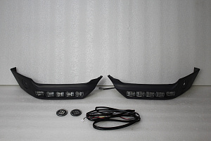 Тюнинг для Губа передняя, клыки Mercedes G-class W463 / G65 / G63 дизайн 2016+ 