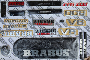 Тюнинг для Эмблемы в наборе G800 на Mercedes G-class W463 