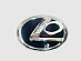 Эмблема Lexus чёрная , 120 мм