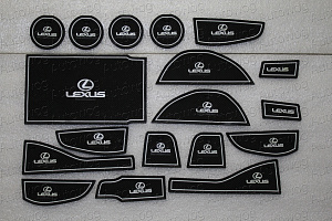 Тюнинг для Коврики в ниши и кармашки NX 200 / NX 300H / NX 200t , белая окантовка