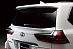 Спойлер LX 570 / LX 450d 2016 +, дизайн Wald, под стекло задней двери, белый перламутр