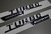 Надпись TURBO AMG , стиль 2015 +