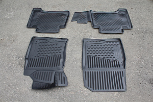 Тюнинг для Коврики в салон Surf 215 / Prado 120 Novline ( полиуретан ) , ПРАВЫЙ РУЛЬ 