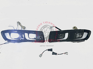 Тюнинг для Туманки Prado 120 диодные 