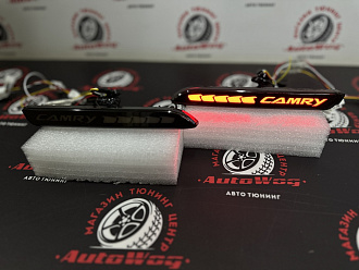 Стопы дополнительные Camry V50 2012 - 2014 , дымчатые , динамические