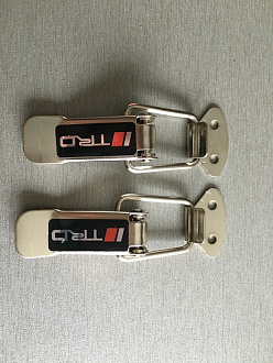 Клипсы для быстрого съёма - крепежа обвесов TRD 1.5*7.5см. хром