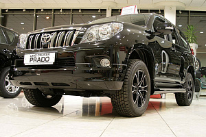 Тюнинг для Губа передняя Prado 150 2009 - 2011 Modellista черная