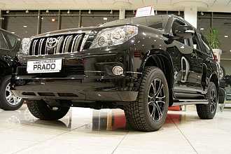 Губа передняя Prado 150 2009 - 2011 Modellista черная