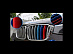 Накладки BMW X6 2008 - 2011 в решетку радиатора M-Style 