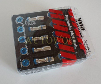 Гайки колёсные RAYS VOLK Racing M12*1.5 синие глухие