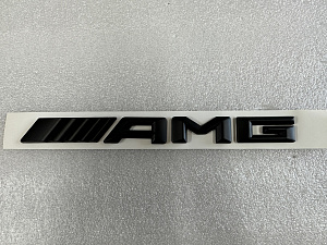 Тюнинг для Надпись AMG черная (3D), стиль 2015 +, металл