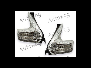 Тюнинг для Стопы Juke 2010+ диодные, хром 