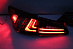 Стопы Lexus IS 250 2005 - 2012 , дизайн Lexus, стиль 1 , красный 