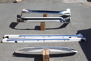 Тюнинг для Обвес на Camry V70 , дизайн Modellista белый