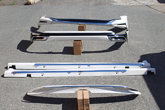 Обвес на Camry V70 , дизайн Modellista белый