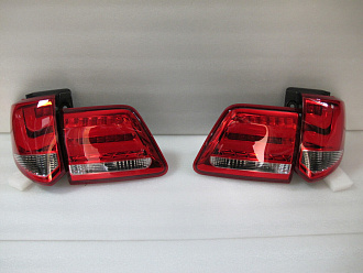 Стопы Fortuner 2011 - 2015 дизайн Lexus красные 