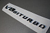 Надпись V8 BITURBO хром 