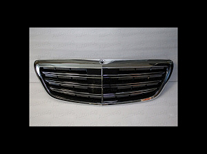 Тюнинг для Решетка Mercedes S-class W222 рестайлинговая 63 AMG , хром , под круиз контроль 
