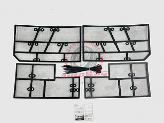 Защитная сетка в решетку Pajero V97