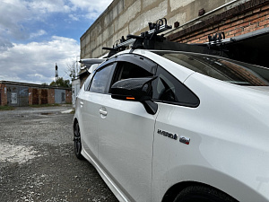 Тюнинг для Накладки Prius 30 на зеркала , дизайн М-стиль, чёрные