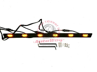 Подсветка в решетку радиатора Pajero V93