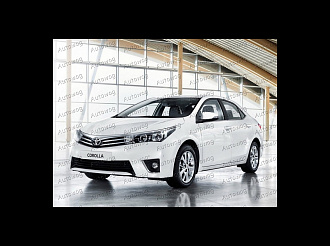 Решетка Corolla 180 2012 - 2015 Хром 
