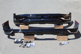 Обвес на Land Cruiser 200 2016 +, Modellista черный