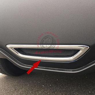 Накладка C-HR вокруг катафота заднего бампера