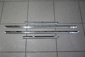 Тюнинг для Молдинги дверей Pajero Sport 2016 +, сталь