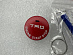 Накладка на кнопку TRD , красная под подсветку