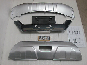 Тюнинг для Накладки X-Trail 32 на бампера, серые