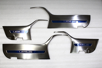Накладки LX 570 внутрь двери, хром