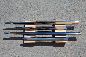 Тюнинг для Молдинги дверей LX 570 / LX 450d дизайн 2016 +, тёмный хром