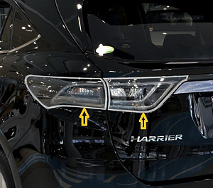 Тюнинг для Накладки Harrier 60 на стопы , хром