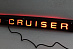 Планка Land Cruiser 200 2008-2015 над задним номером с надписью Land Cruiser , чёрная , с подсветкой