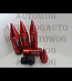 Гайки колёсные RAYS М12*1.5 красные 20шт.+1ключ (из 3-х частей) карандаш