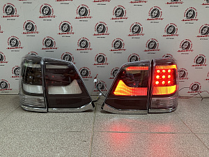 Тюнинг для Стопы Land Cruiser 200 2008 - 2015 дизайн 2016 +, черные