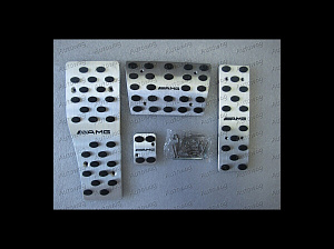 Тюнинг для Накладки Mercedes на педали, металл 