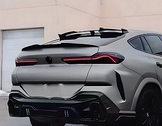 Спойлер BMW X6 G06 над стеклом