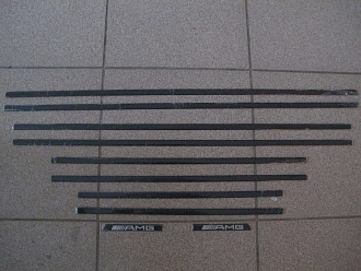 Молдинги дверей AMG Mercedes G-class W463 карбон